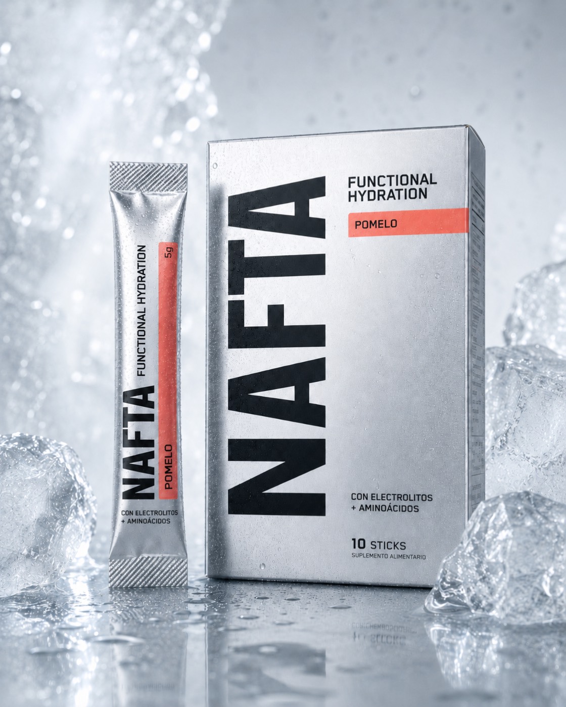 NAFTA Hydro Powder Pomelo, caja de 10 sticks